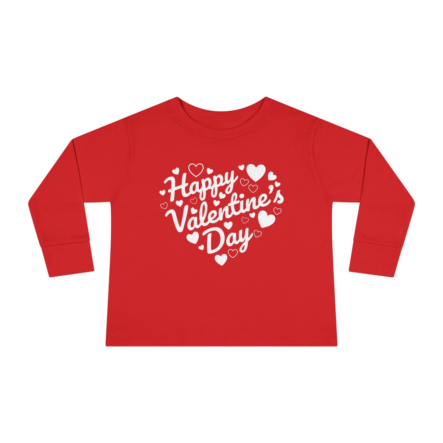 Valentine's Day Toddler Long Sleeve Tee