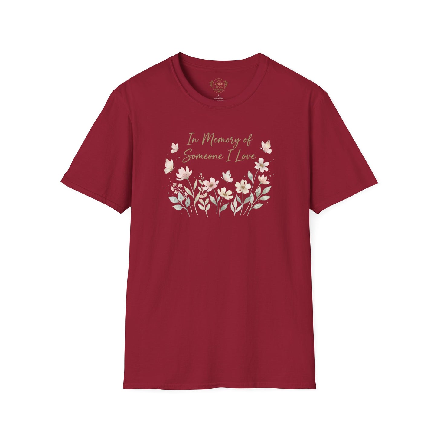 "In Memory of Someone I Love" Floral Graphic Tee
