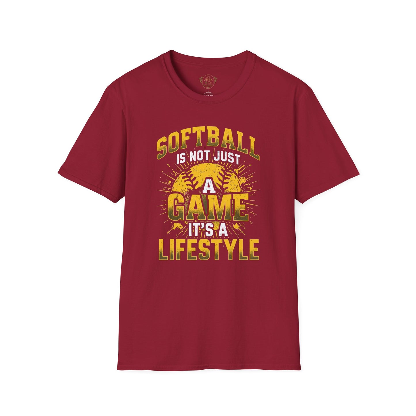 Softball Is Not Just A Game Tee — "It's A Lifestyle" T-Shirt