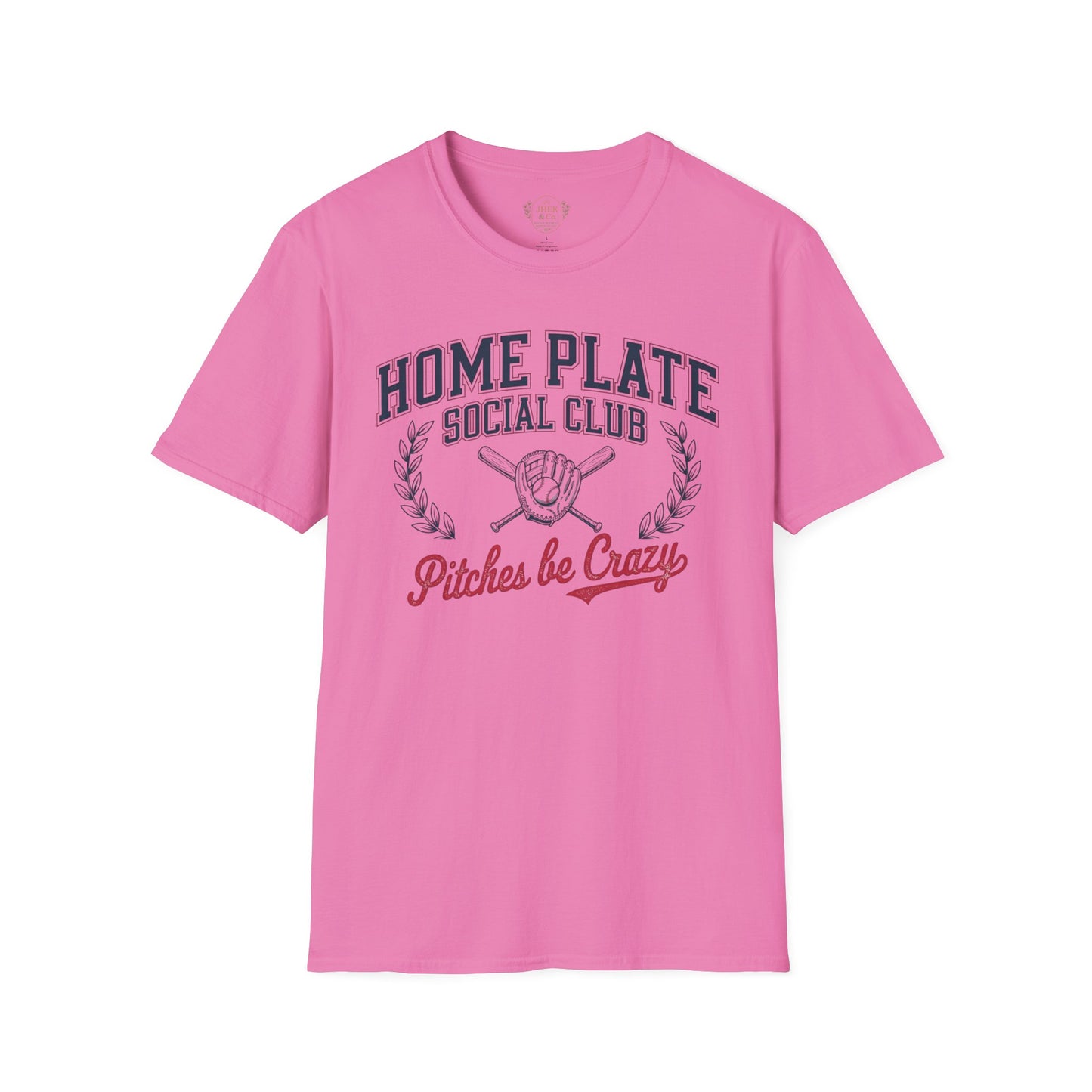 Home Plate Social Club Baseball Shirt – “Pitches Be Crazy” Tee
