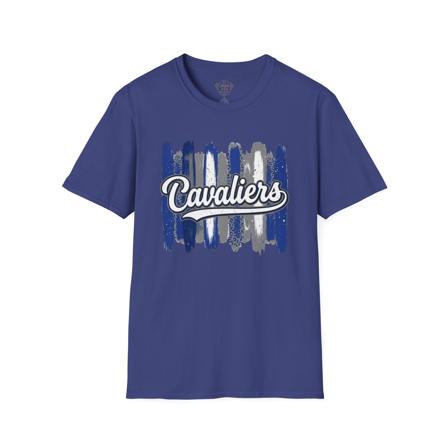 Cavaliers Brushstroke T-Shirt — Vintage Script School Spirit Tee