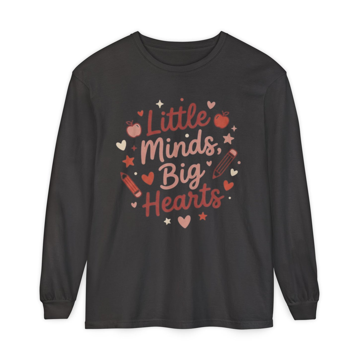 Little Minds, Big Hearts Long Sleeve Tee