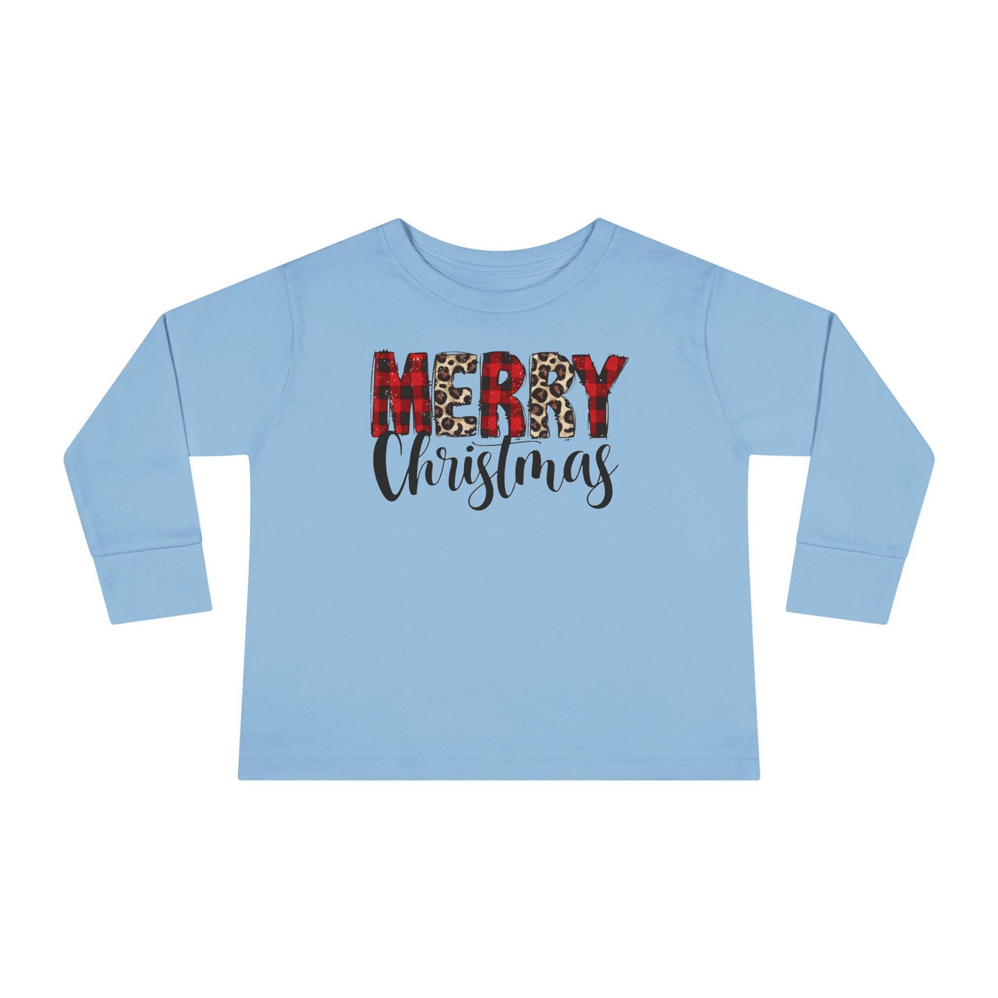 Merry Christmas Toddler Long Sleeve Tee