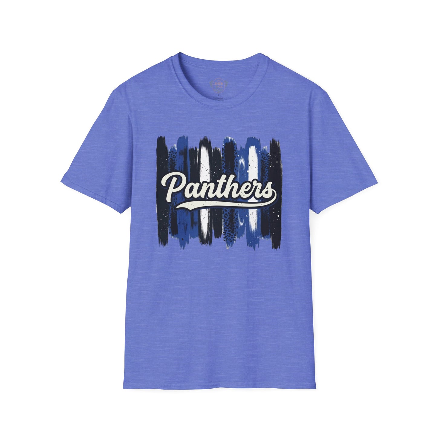 Panthers Brushstroke T-Shirt — Retro Script School Spirit Tee