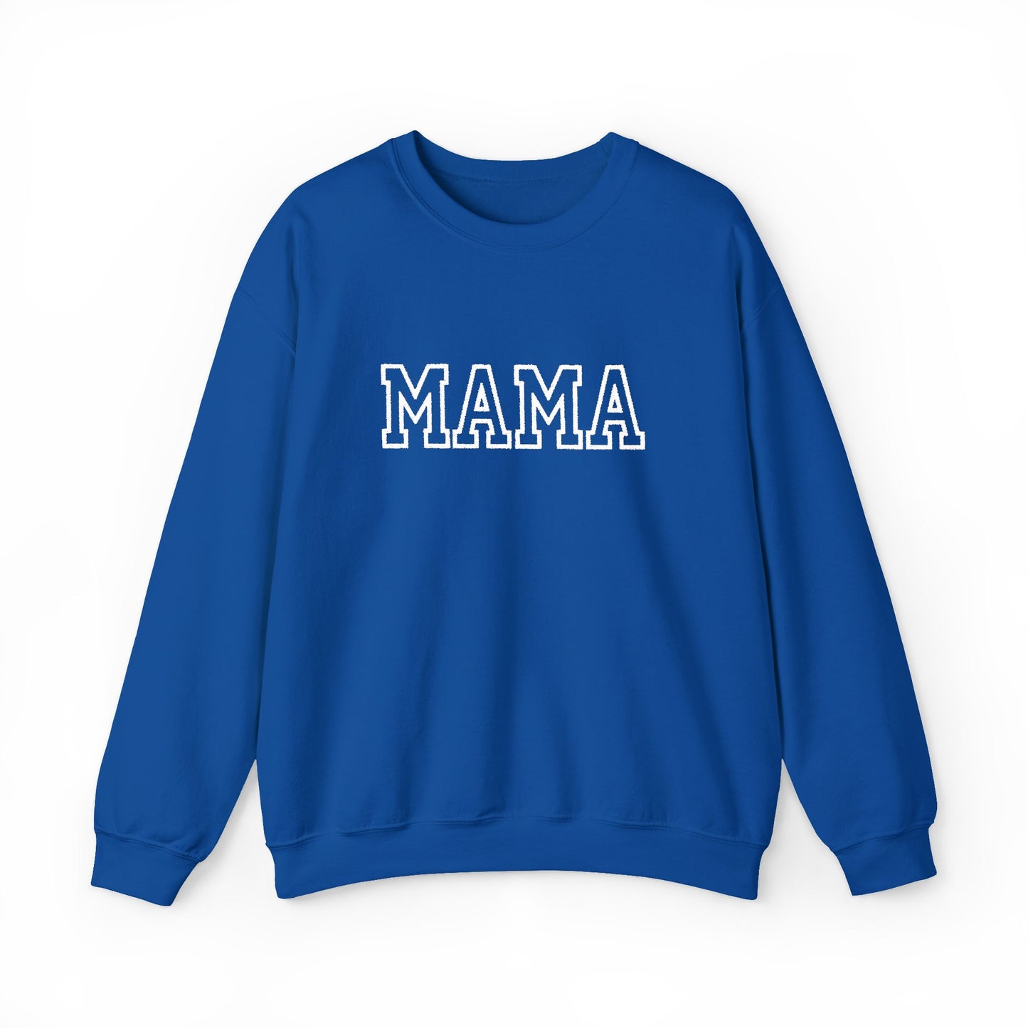 MAMA Embroidered Crewneck Sweatshirt | Gildan 18000