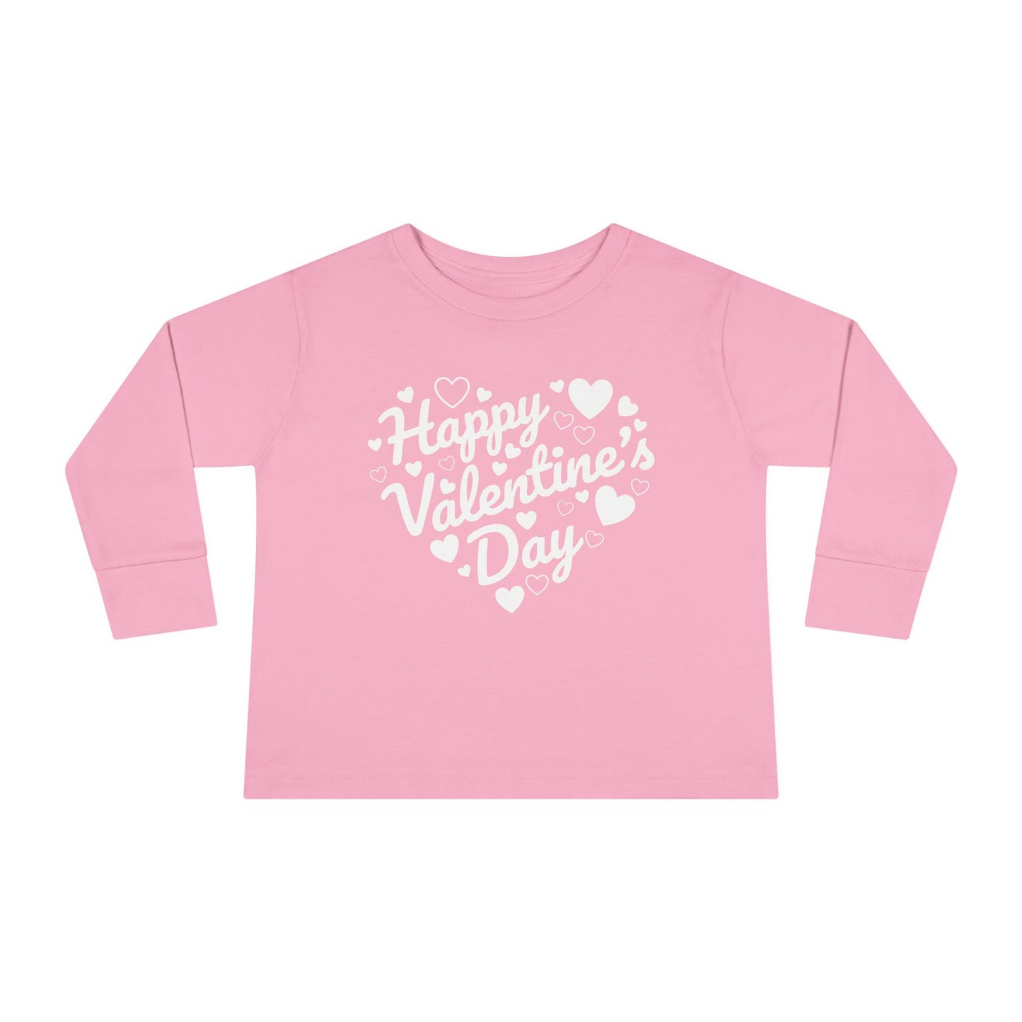 Valentine's Day Toddler Long Sleeve Tee