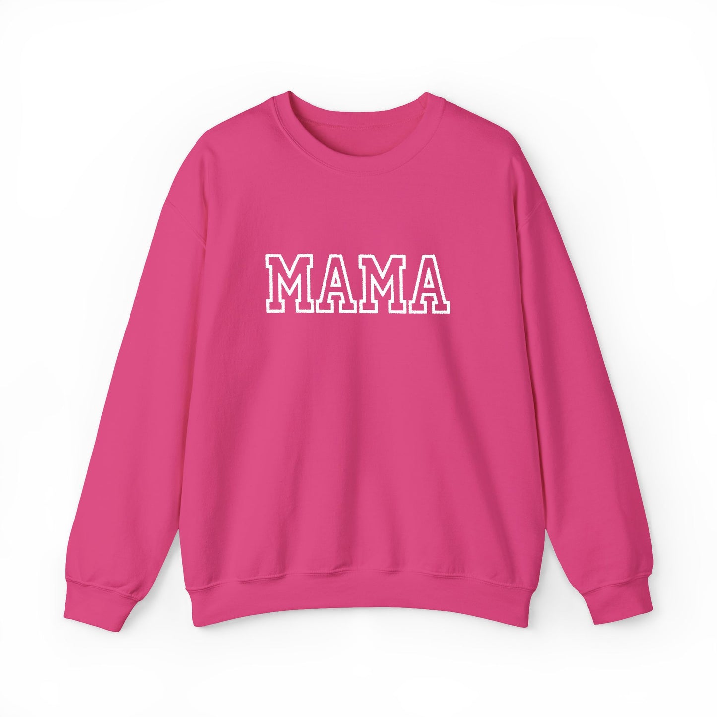 MAMA Embroidered Crewneck Sweatshirt | Gildan 18000