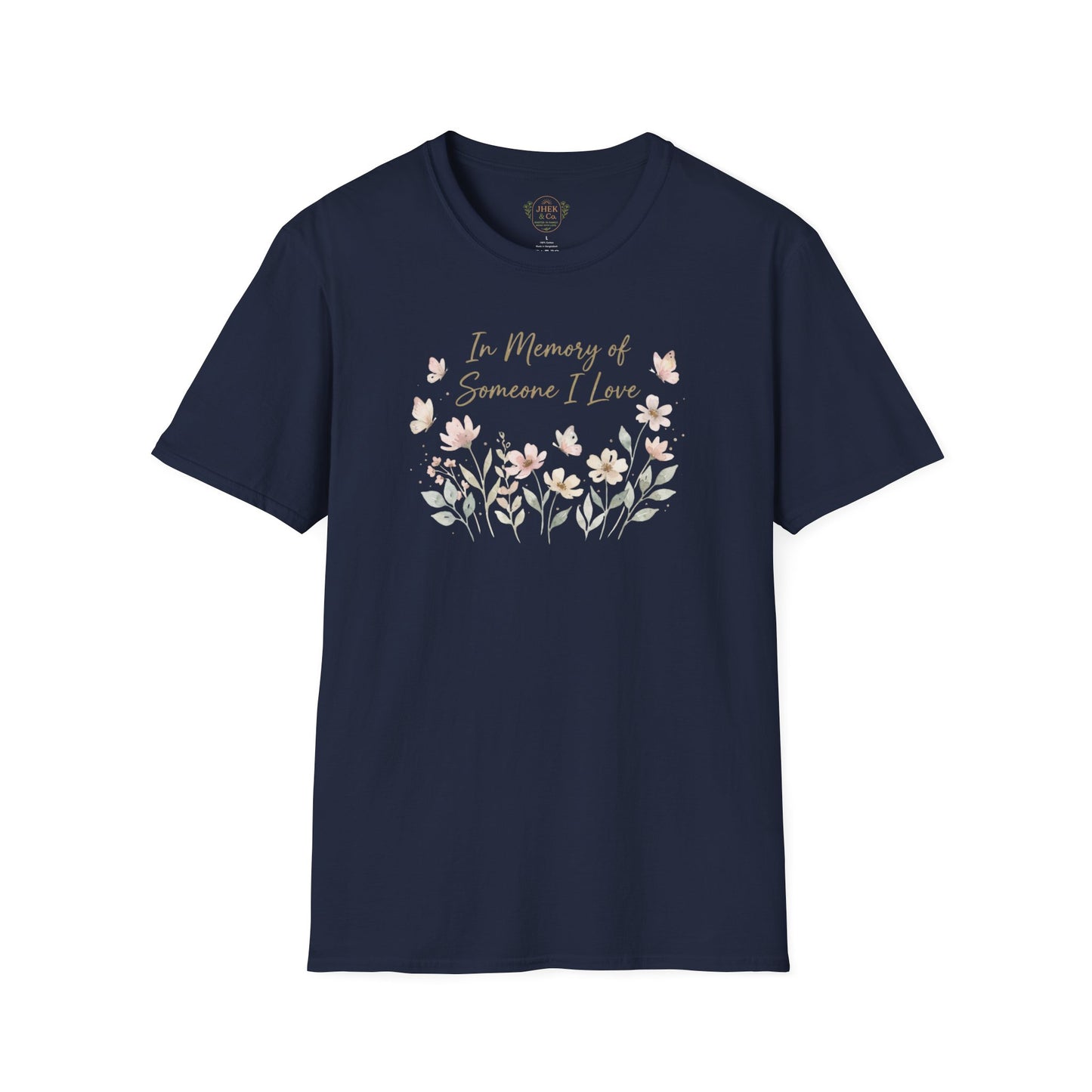 "In Memory of Someone I Love" Floral Graphic Tee