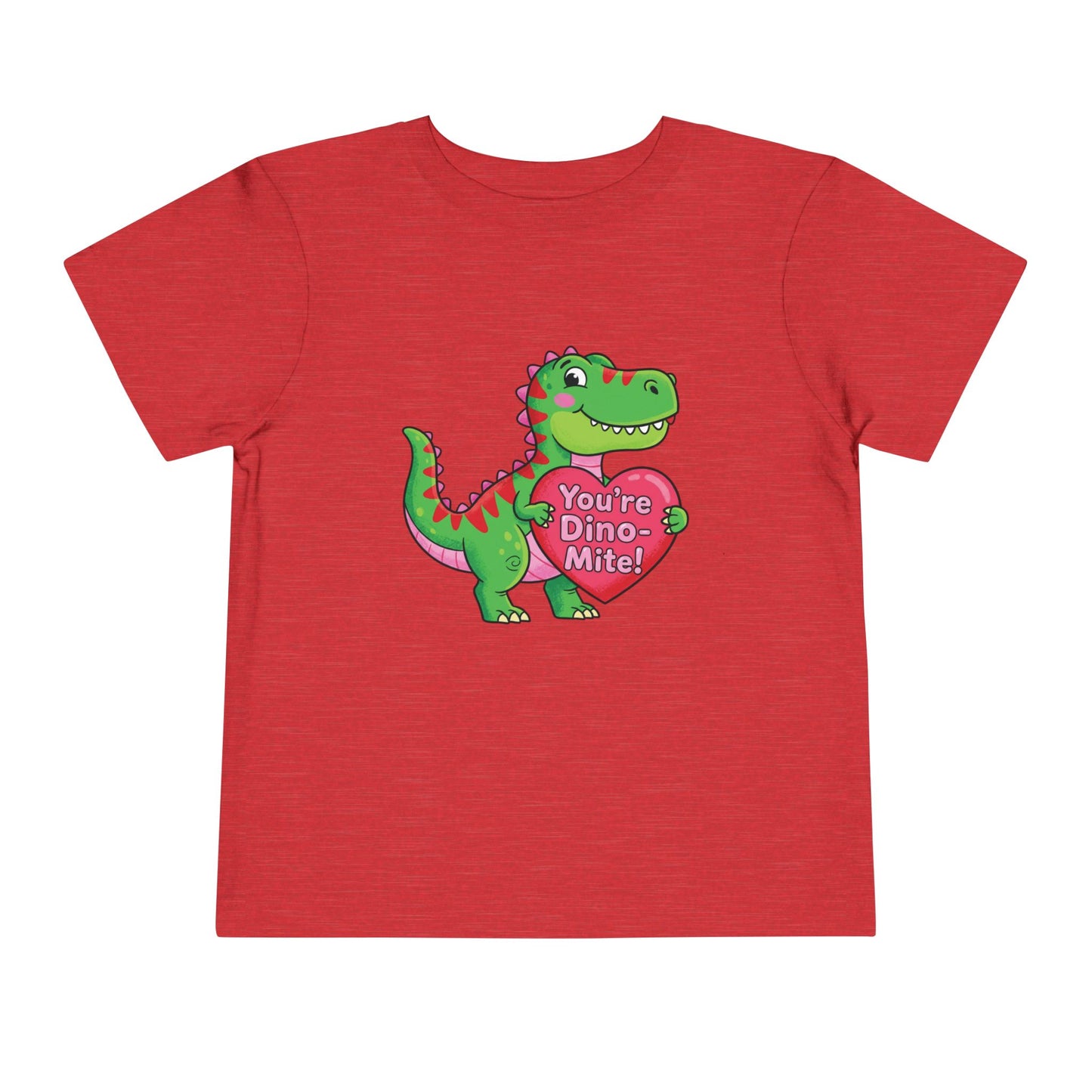 Toddler Tee — 'You're Dino-Mite!' Cute Valentine Dinosaur Shirt
