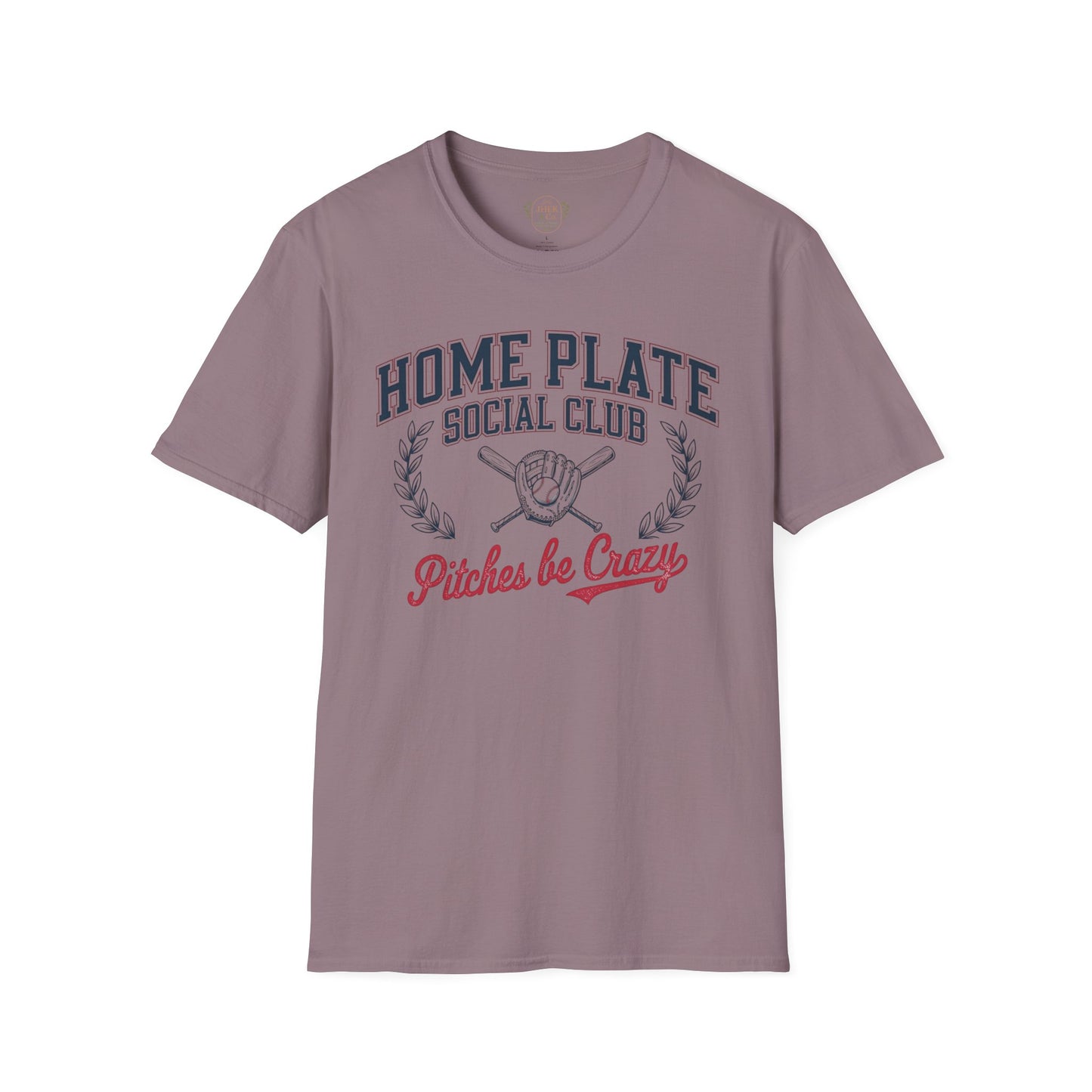 Home Plate Social Club Baseball Shirt – “Pitches Be Crazy” Tee