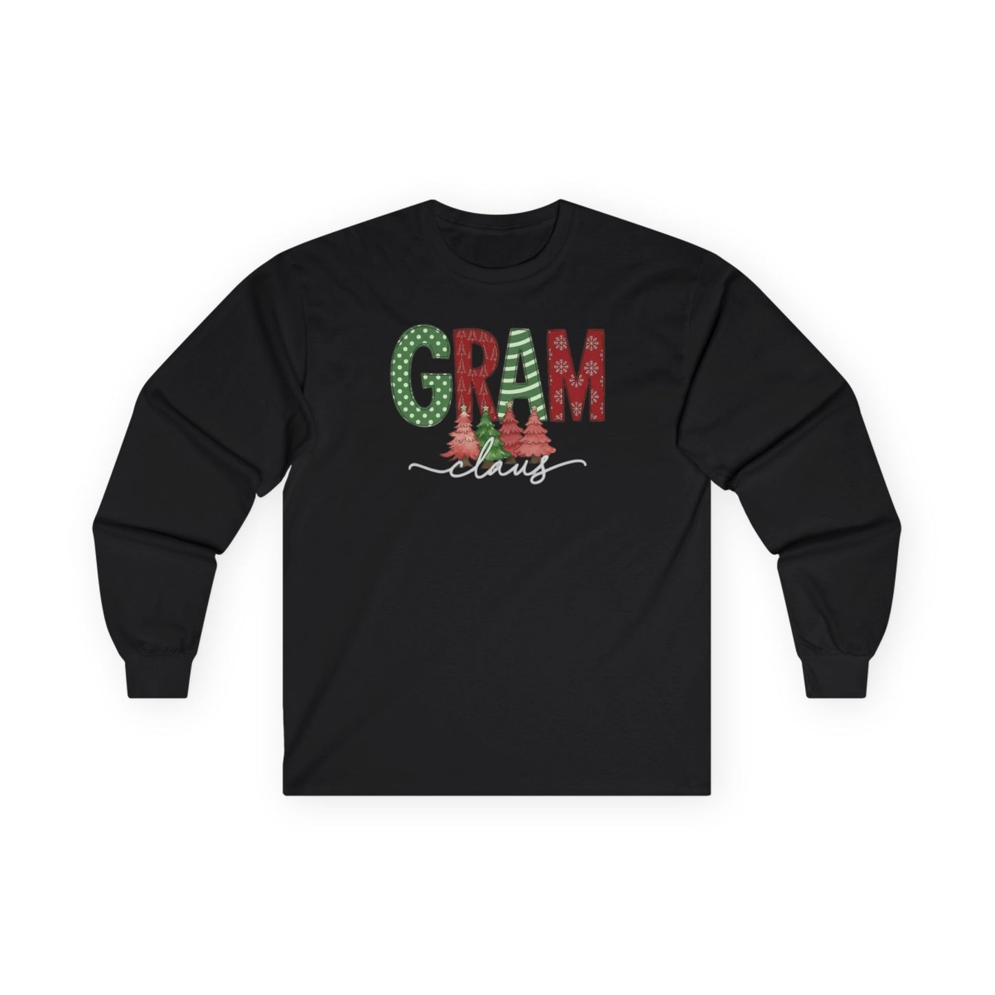 Gram Christmas Long Sleeve Tee — Festive 'GRAM' Holiday Shirt for Grandparents