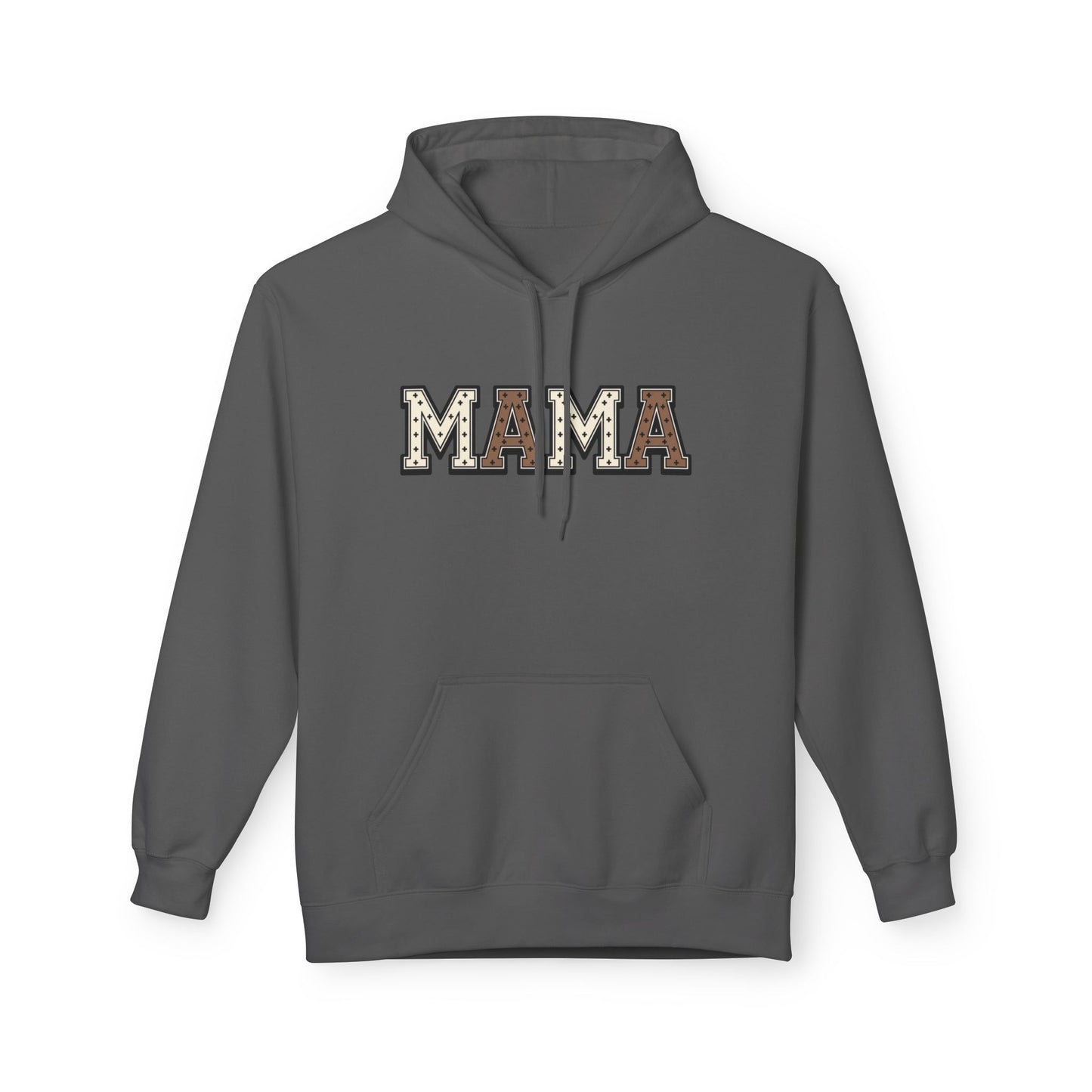 Mama Fleece Hoodie - Cozy Unisex Midweight Sweatshirt for Moms
