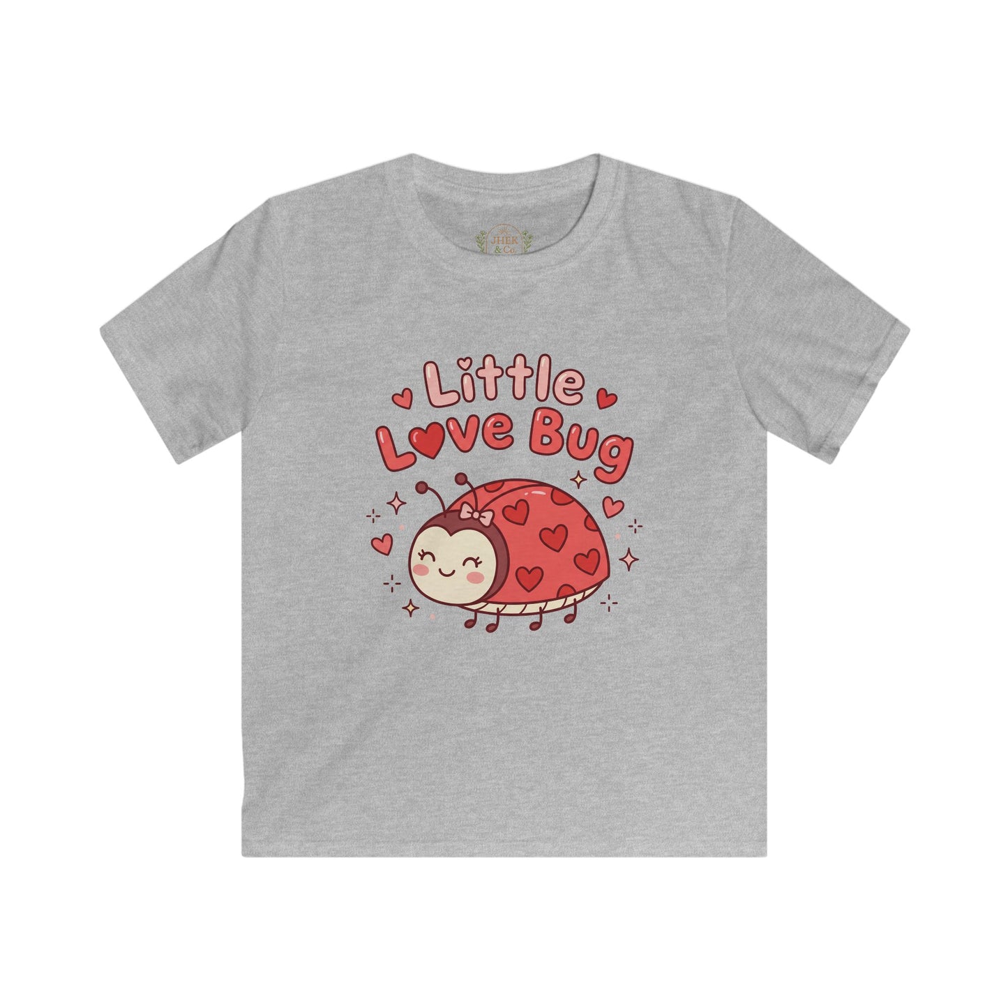 Kids Tee – "Little Love Bug" Cute Valentine Ladybug Shirt for Toddlers & Children