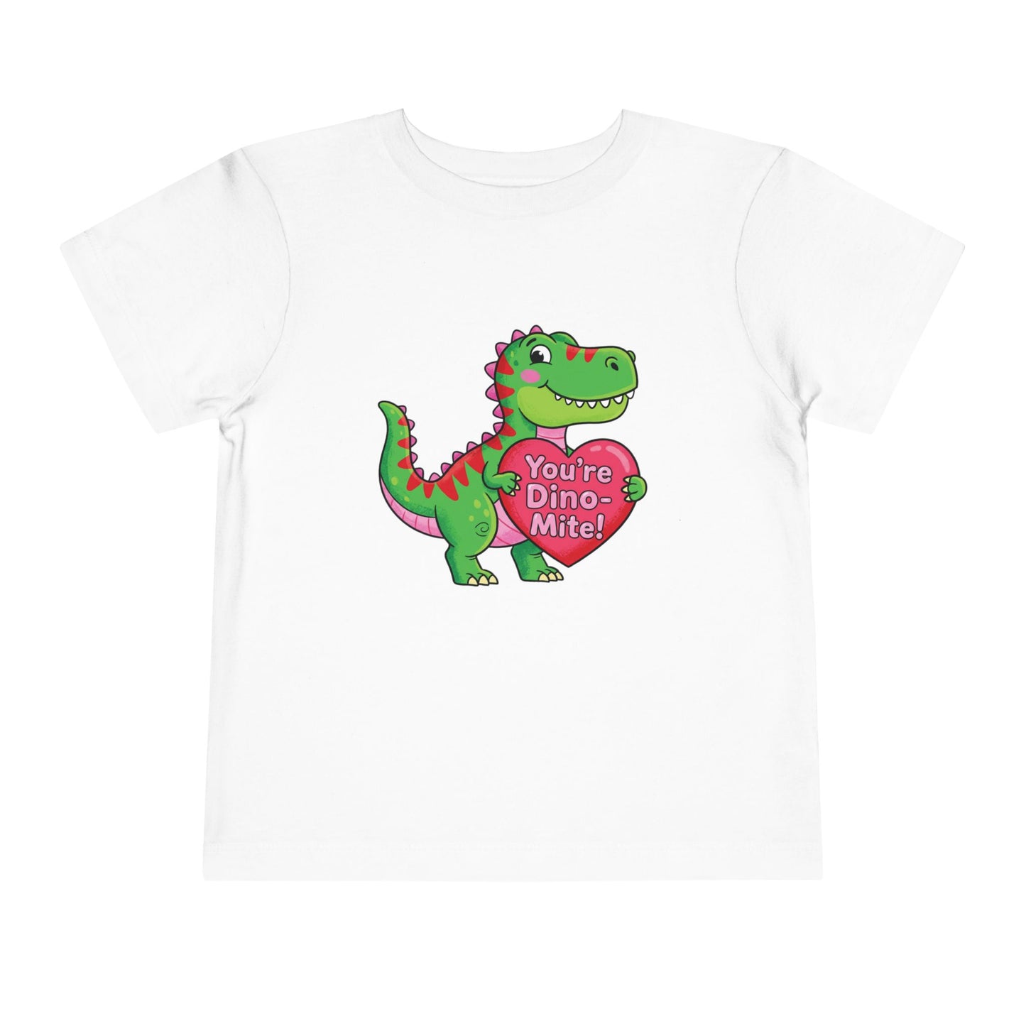 Toddler Tee — 'You're Dino-Mite!' Cute Valentine Dinosaur Shirt