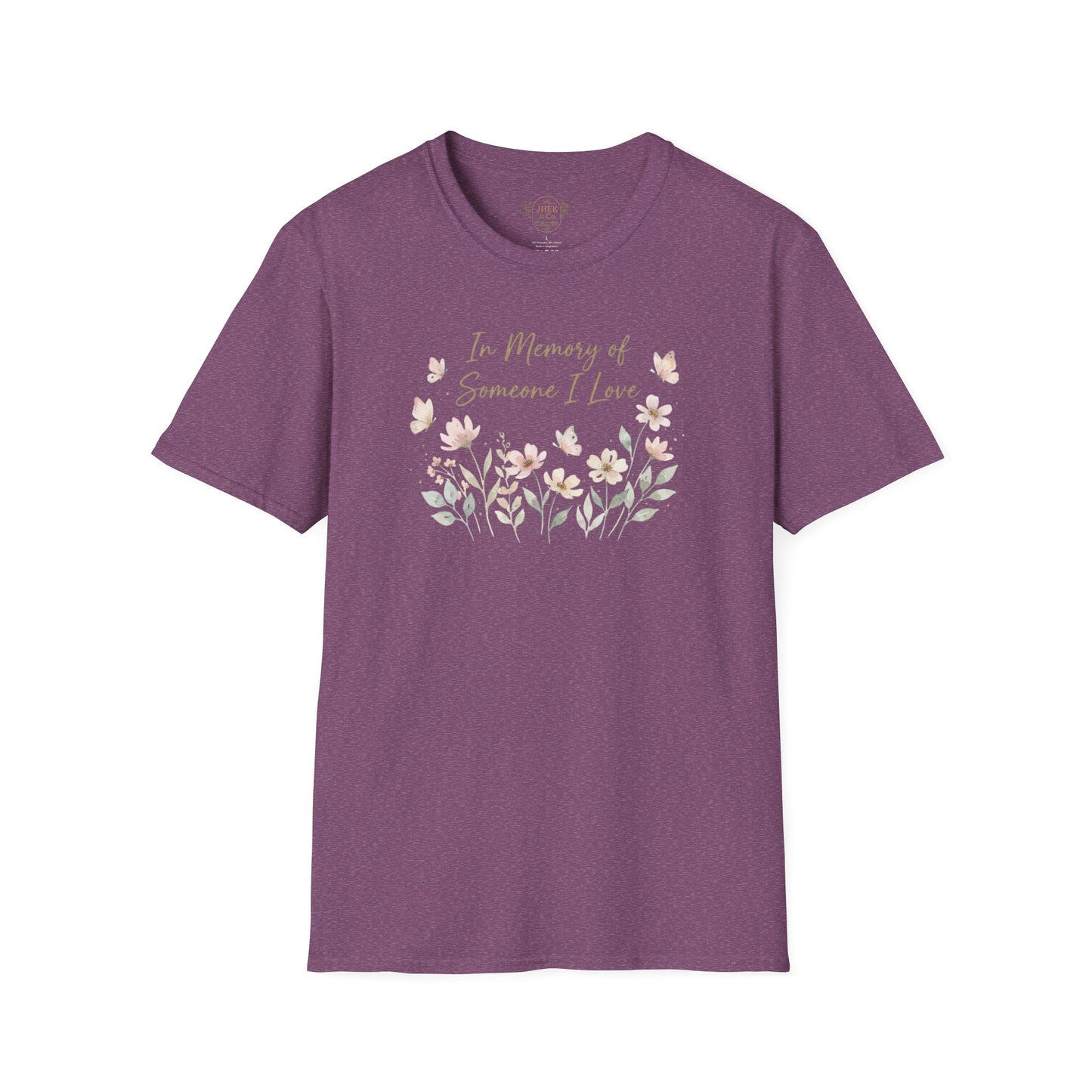 "In Memory of Someone I Love" Floral Graphic Tee