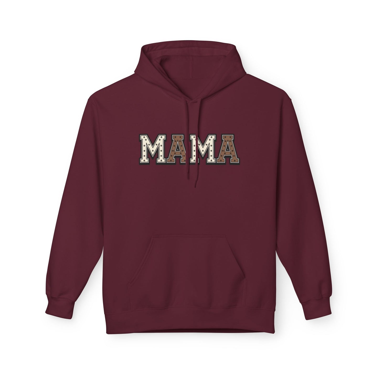 Mama Fleece Hoodie - Cozy Unisex Midweight Sweatshirt for Moms