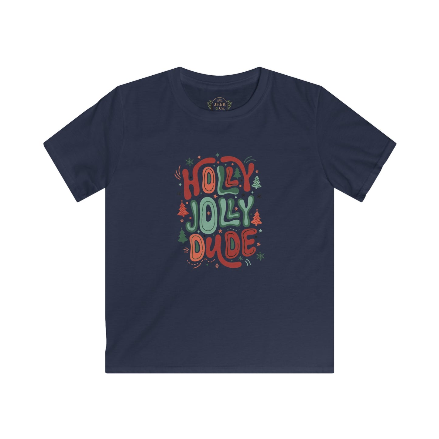 “Holly Jolly Dude” Christmas Graphic Tee