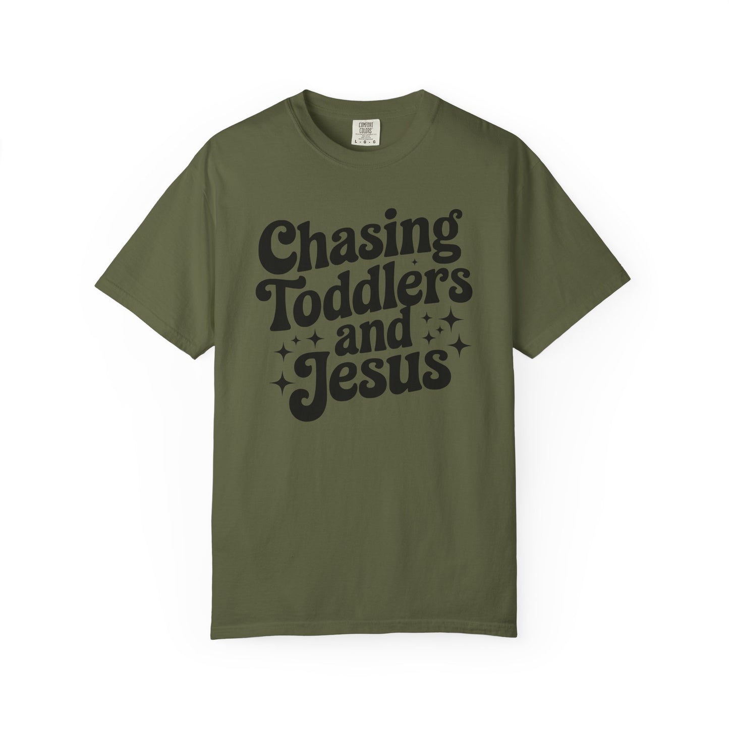 Chasing Toddlers and Jesus Graphic Tee