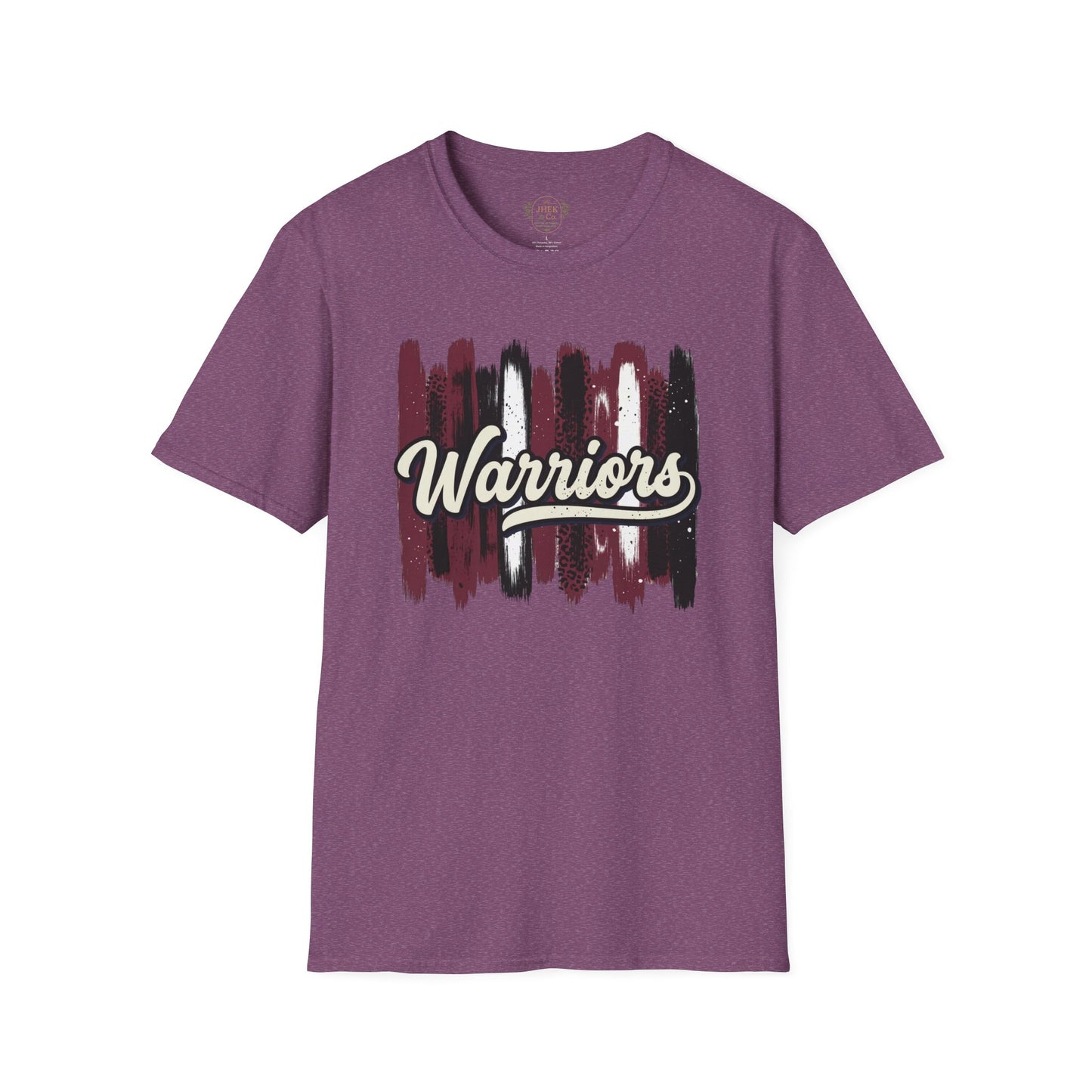 Warriors Brushstroke T‑Shirt — Script Team Spirit Tee