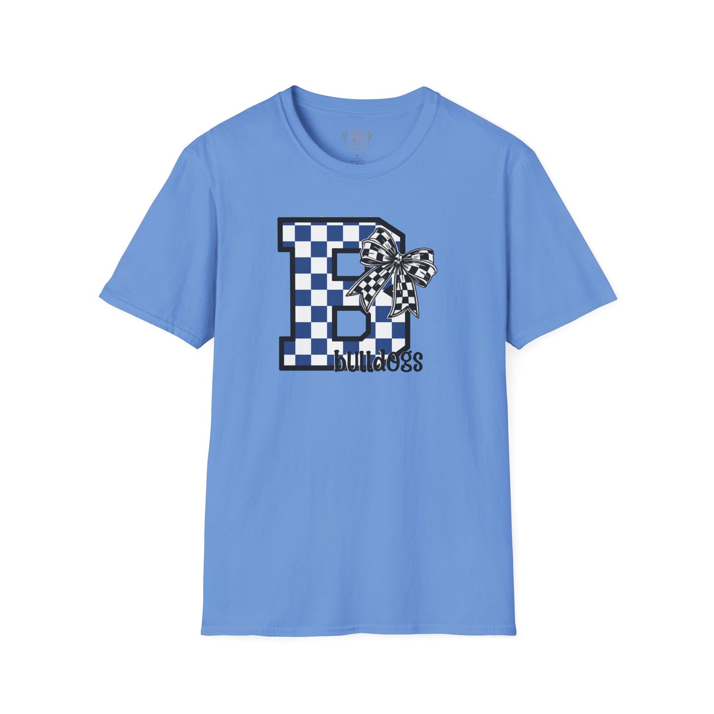 Checkerboard Letter B "Bulldogs" Graphic Tee