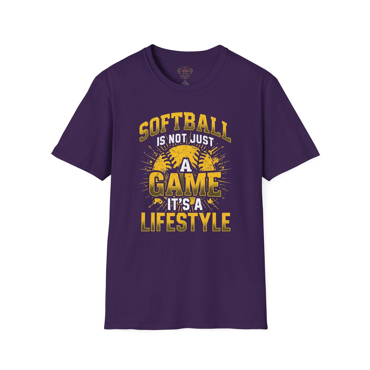 Softball Is Not Just A Game Tee — "It's A Lifestyle" T-Shirt