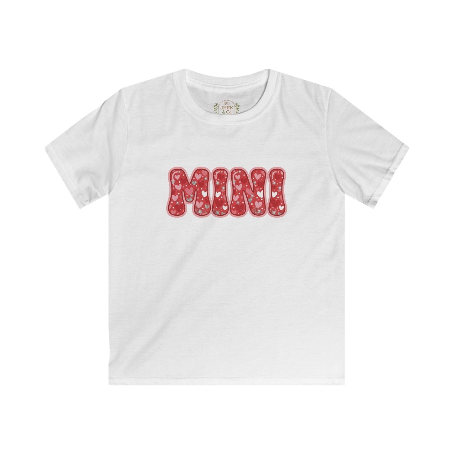 Mini Kids T‑Shirt — Red Heart "MINI" Graphic Tee