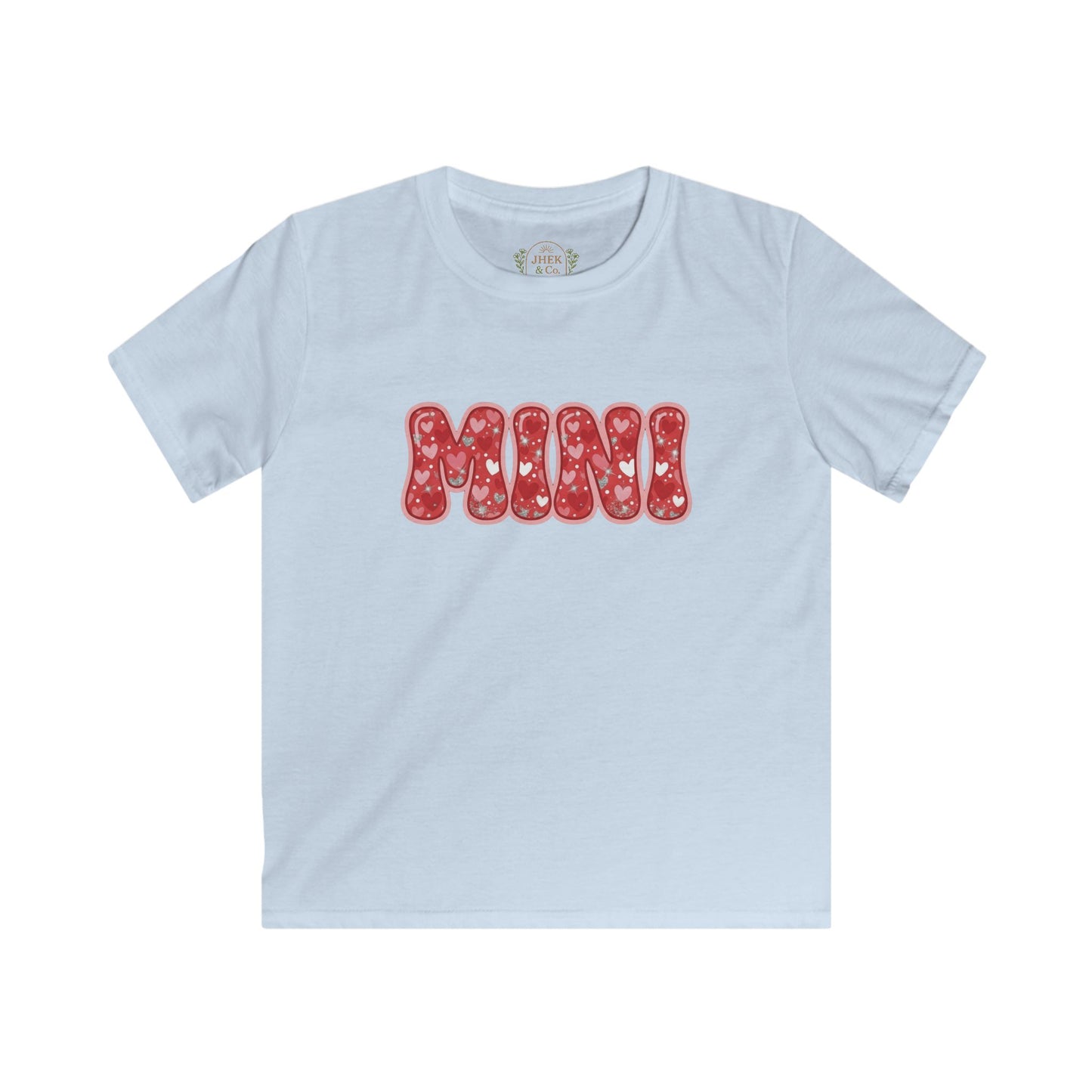 Mini Kids T‑Shirt — Red Heart "MINI" Graphic Tee