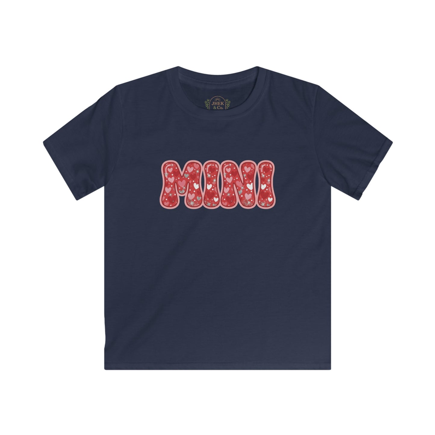 Mini Kids T‑Shirt — Red Heart "MINI" Graphic Tee