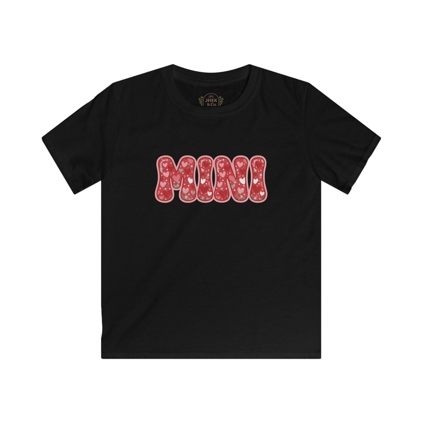 Mini Kids T‑Shirt — Red Heart "MINI" Graphic Tee