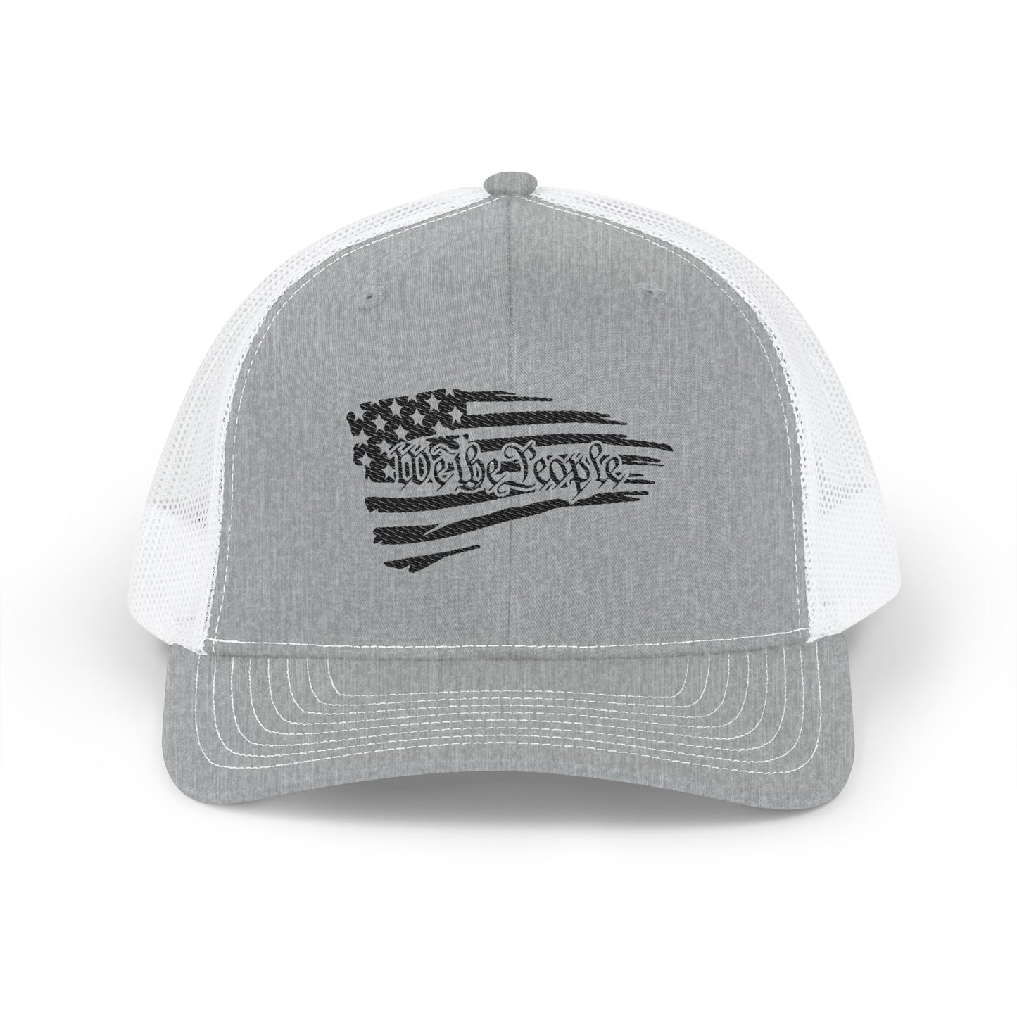 We The People Embroidered Flag Trucker Hat | Richardson 112
