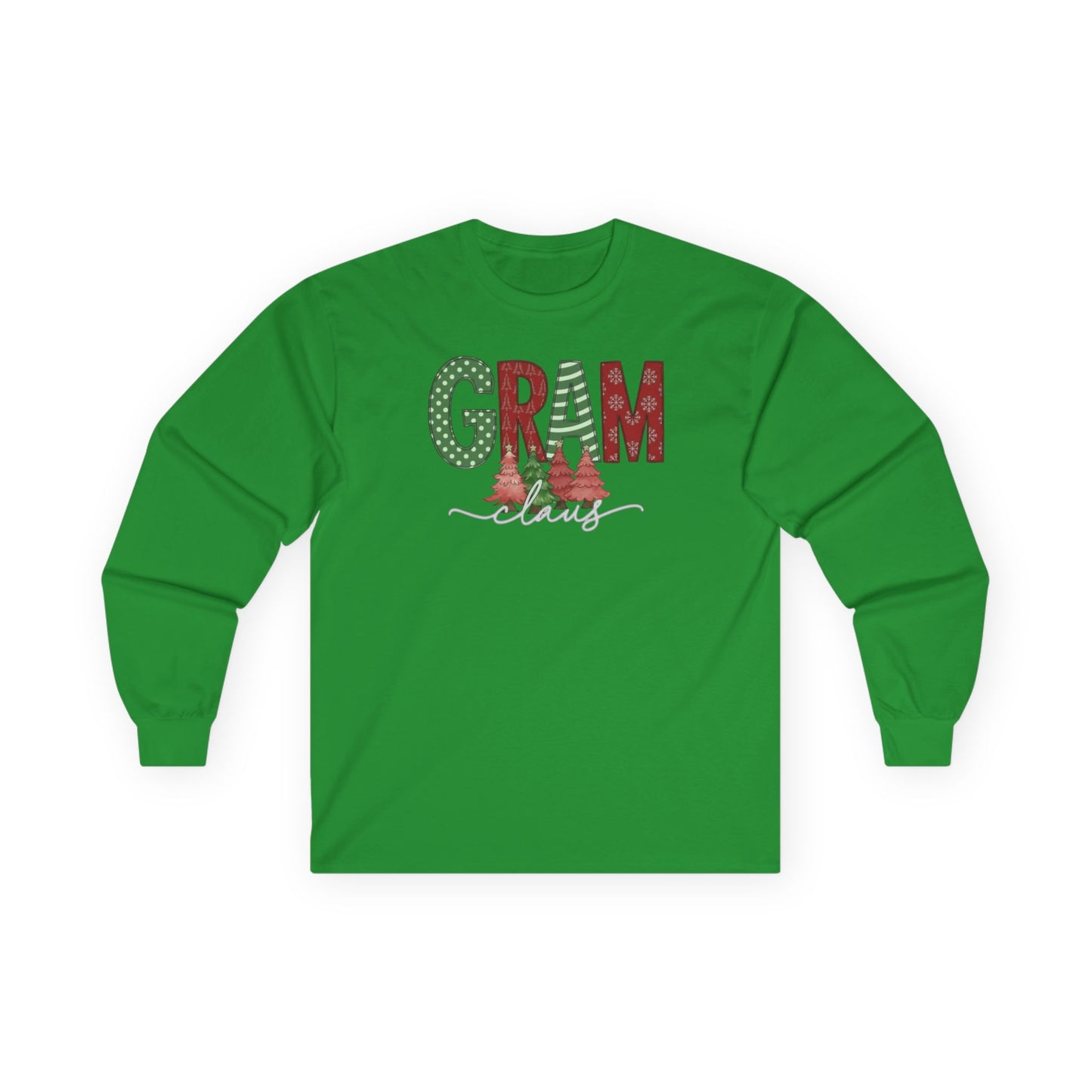 Gram Christmas Long Sleeve Tee — Festive 'GRAM' Holiday Shirt for Grandparents