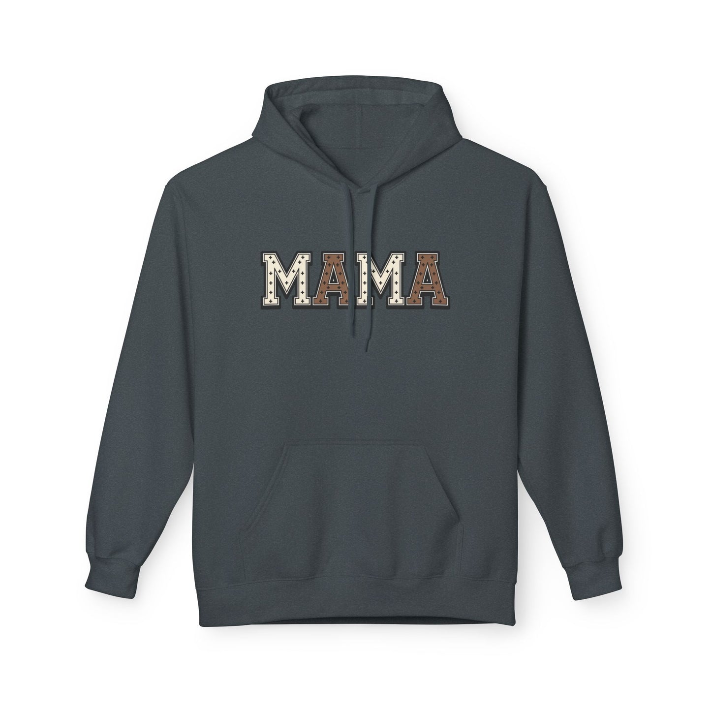 Mama Fleece Hoodie - Cozy Unisex Midweight Sweatshirt for Moms