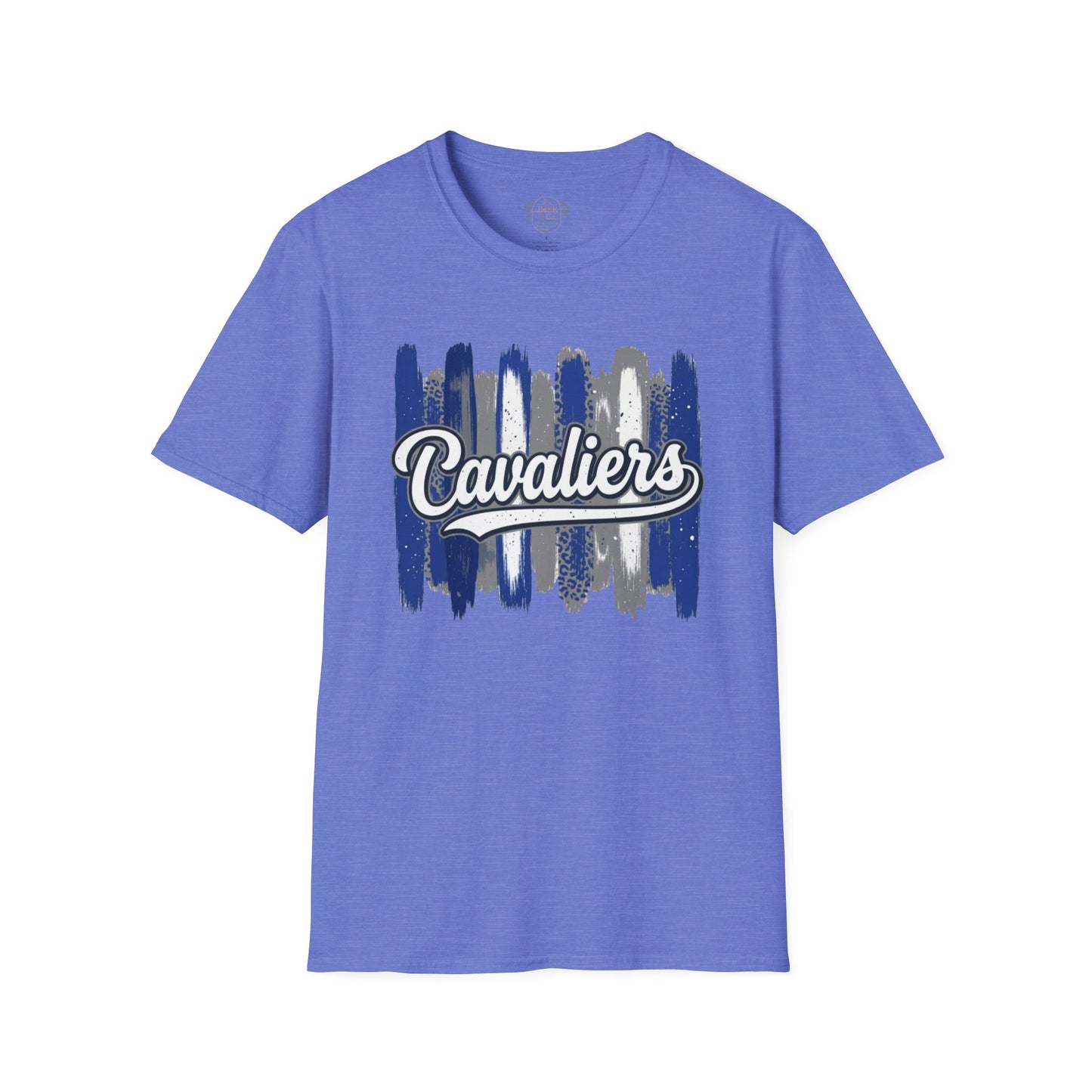 Cavaliers Brushstroke T-Shirt — Vintage Script School Spirit Tee