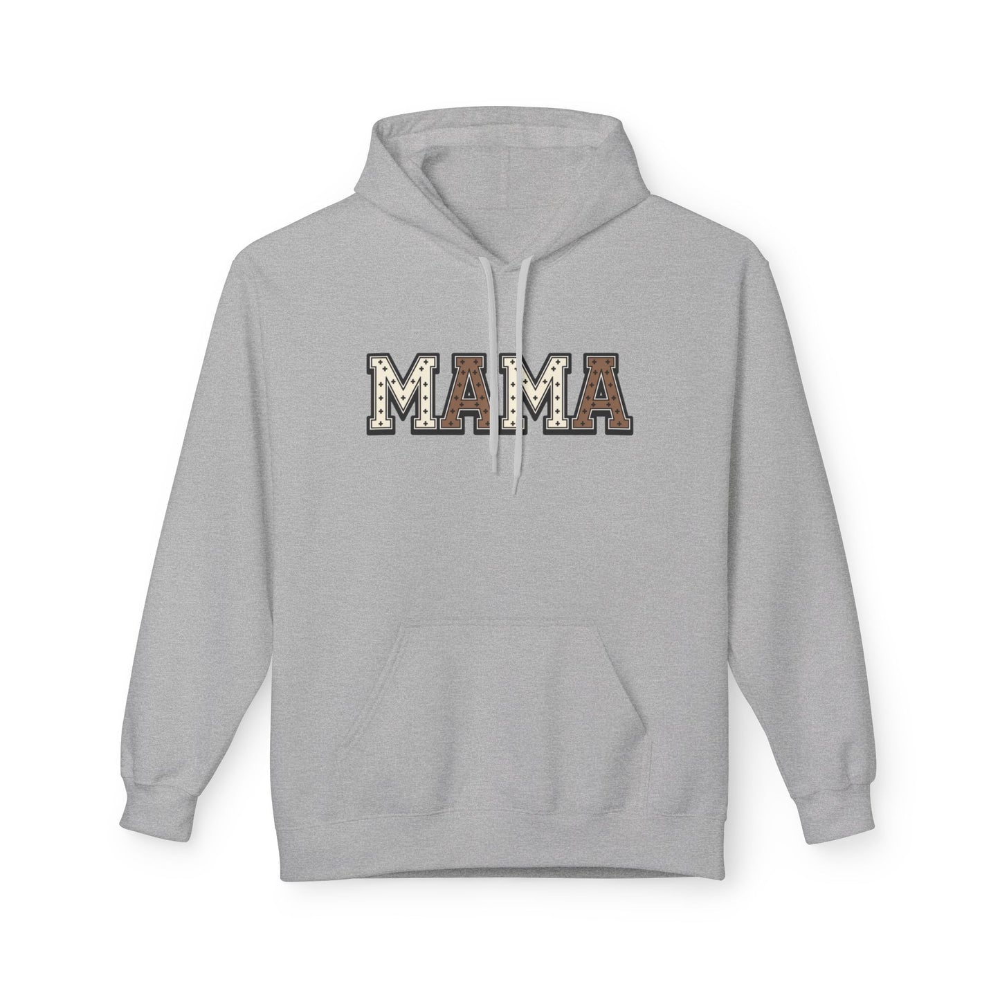 Mama Fleece Hoodie - Cozy Unisex Midweight Sweatshirt for Moms