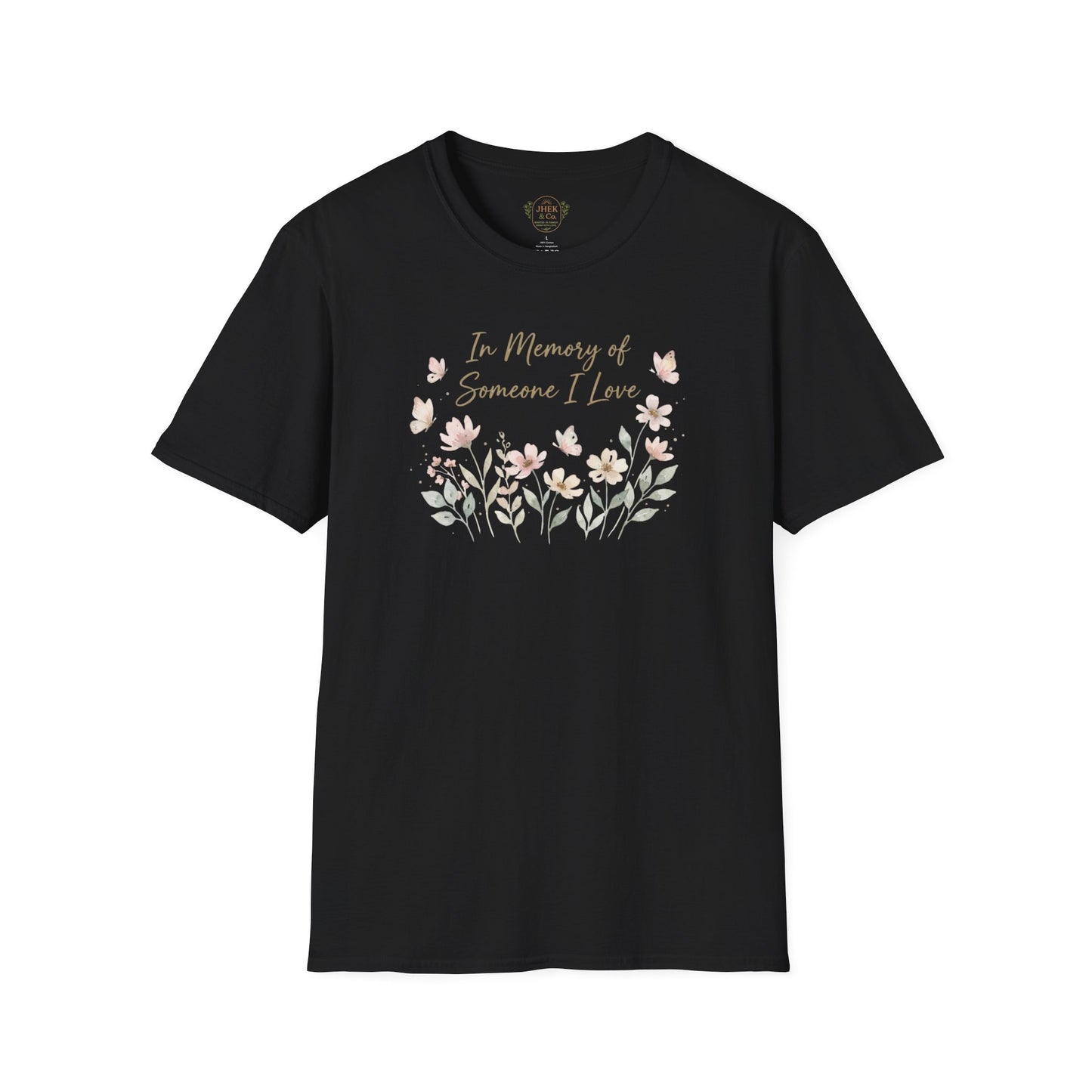 "In Memory of Someone I Love" Floral Graphic Tee