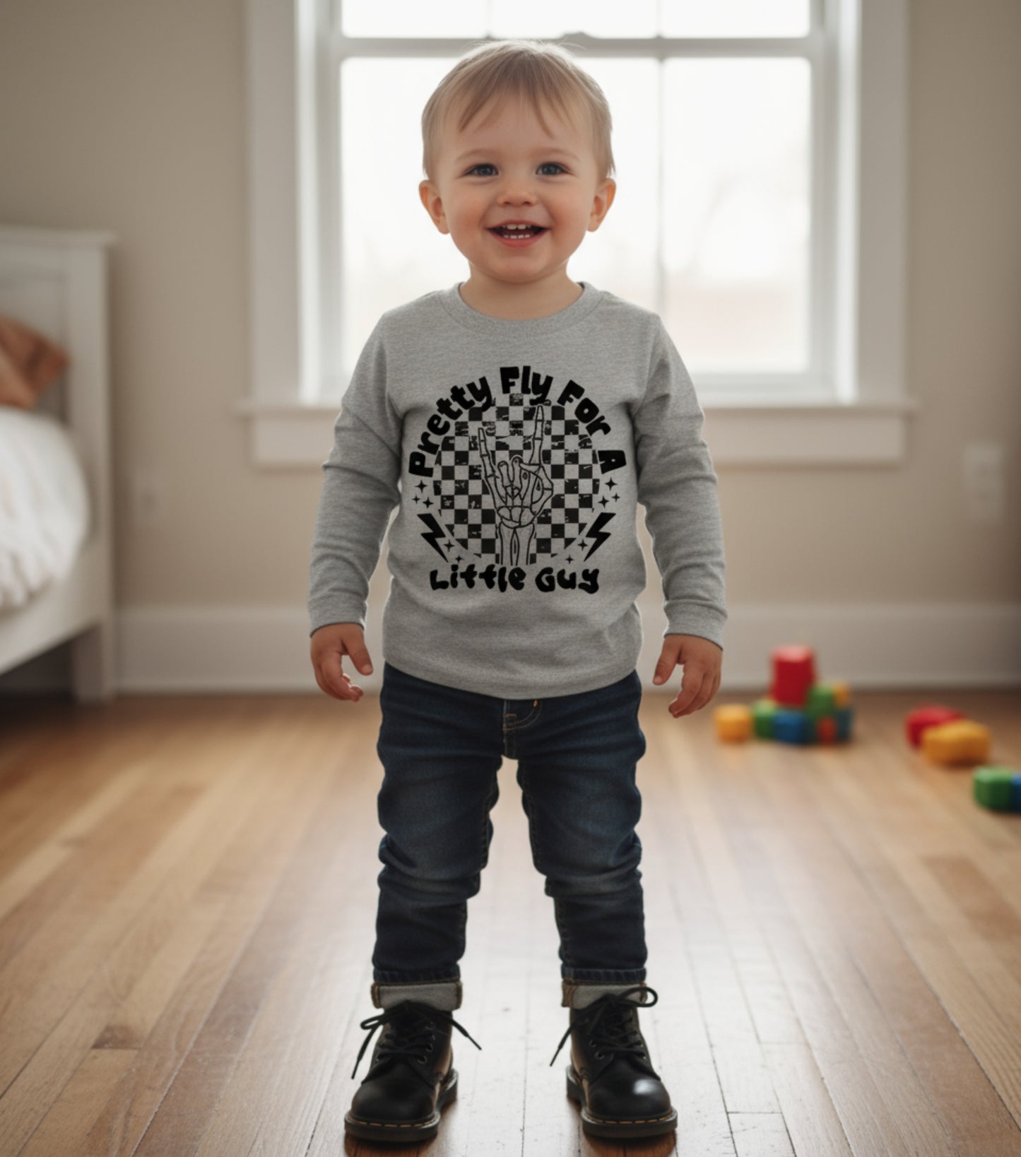 Pretty Fly Long Sleeve Toddler Tee