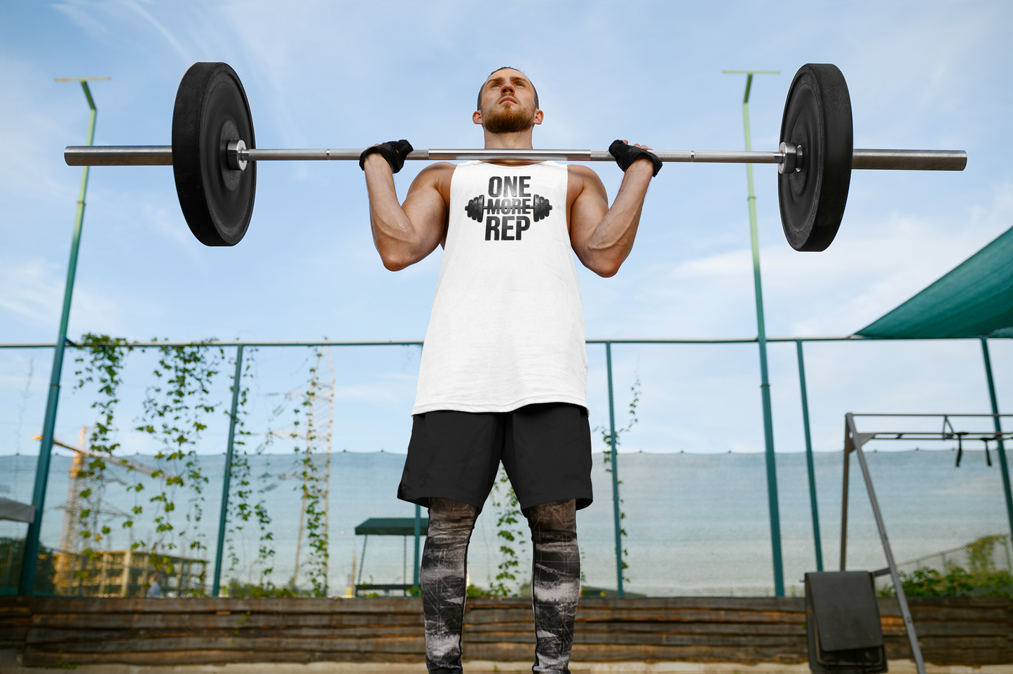 One More Rep Tank Top — Gym Workout Muscle Tank