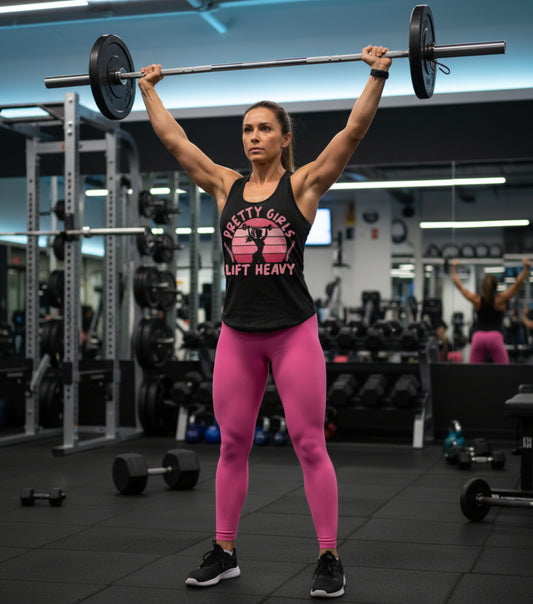 Pretty Girls Lift Heavy Muscle Tank — Women’s Workout Tank Top