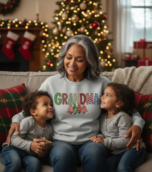Grandma Christmas Sweatshirt – Festive Holiday Design