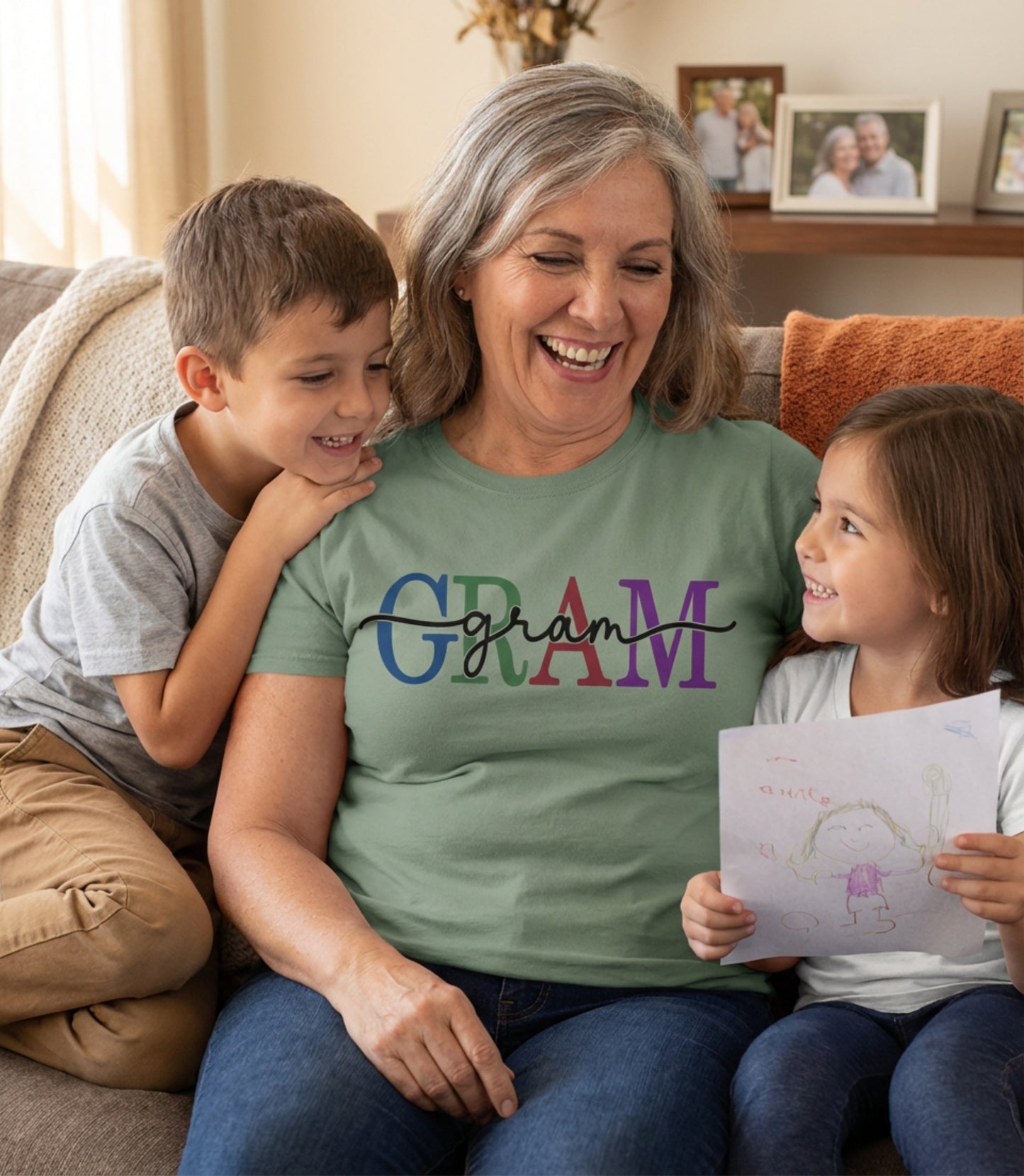 GRAM Rainbow Script Graphic Tee