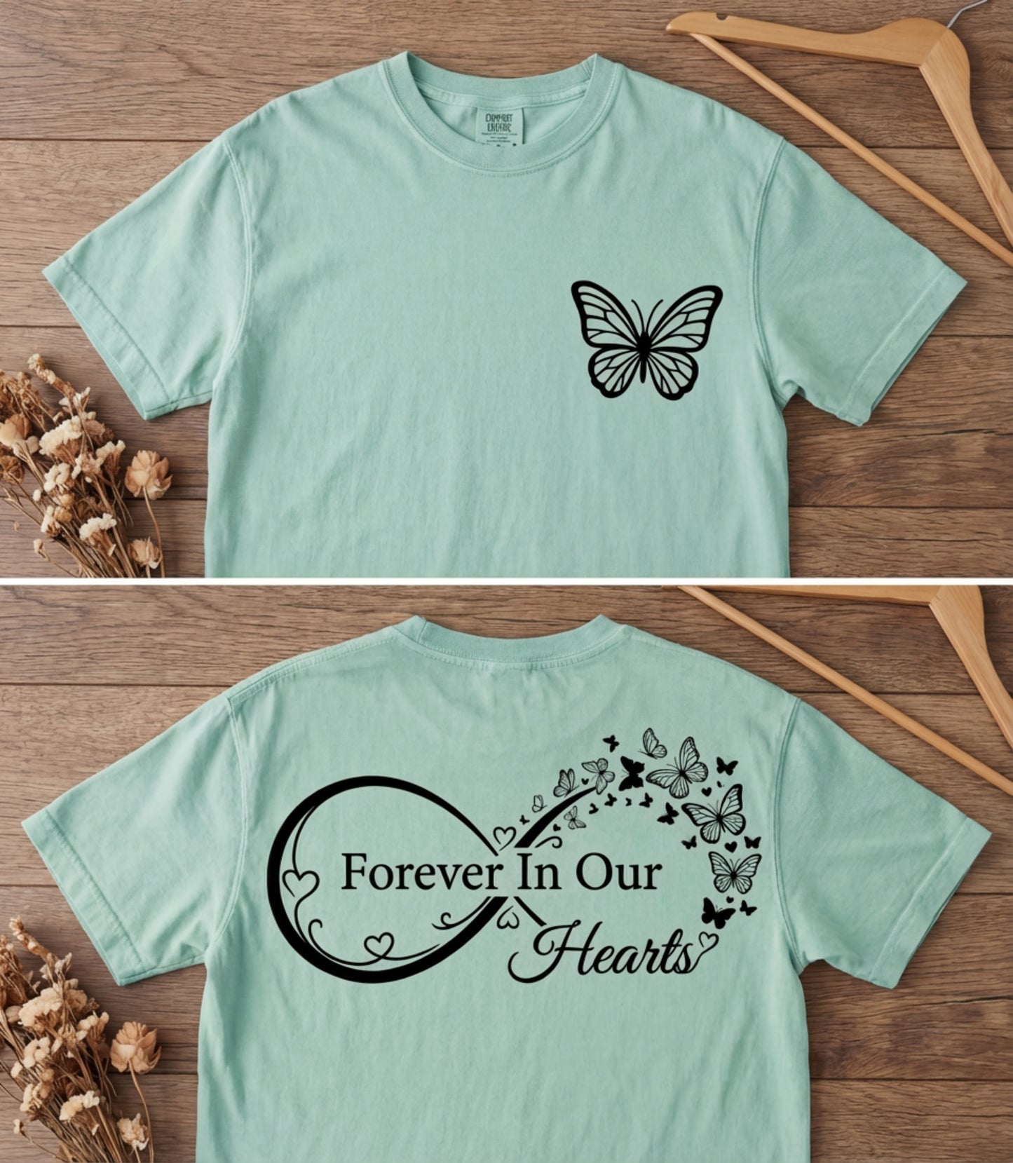 Memorial Infinity T-Shirt – "Forever In Our Hearts" Tribute Tee