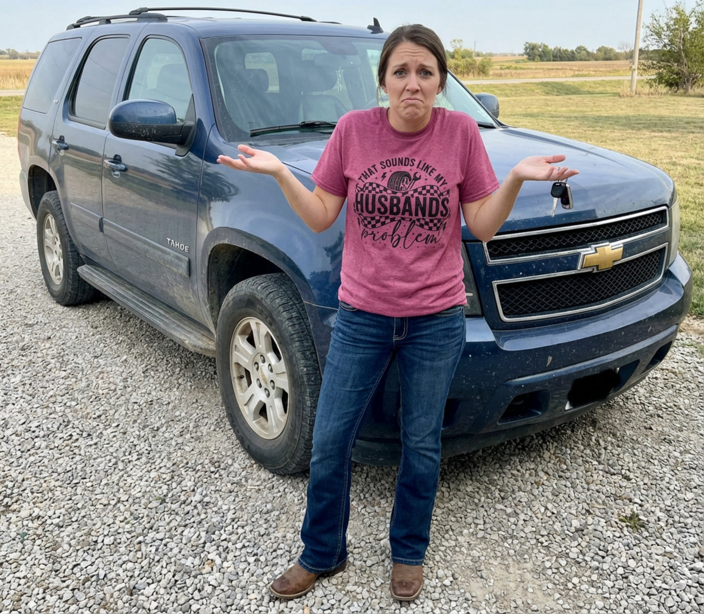 That Sounds Like My Husband's Problem T-Shirt — Funny Graphic Tee