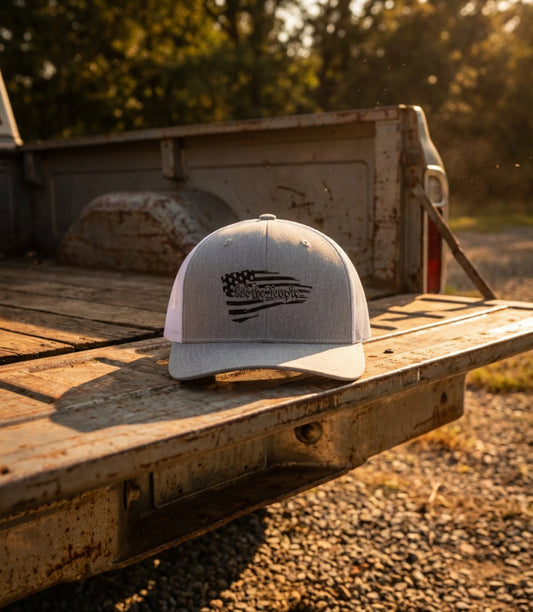 We The People Embroidered Flag Trucker Hat | Richardson 112