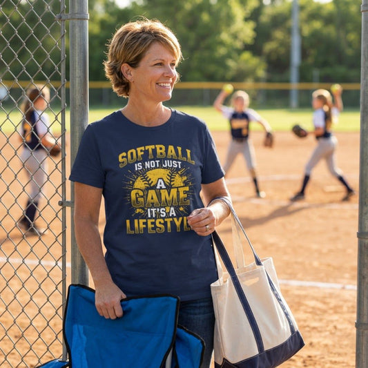 Softball Is Not Just A Game Tee — "It's A Lifestyle" T-Shirt