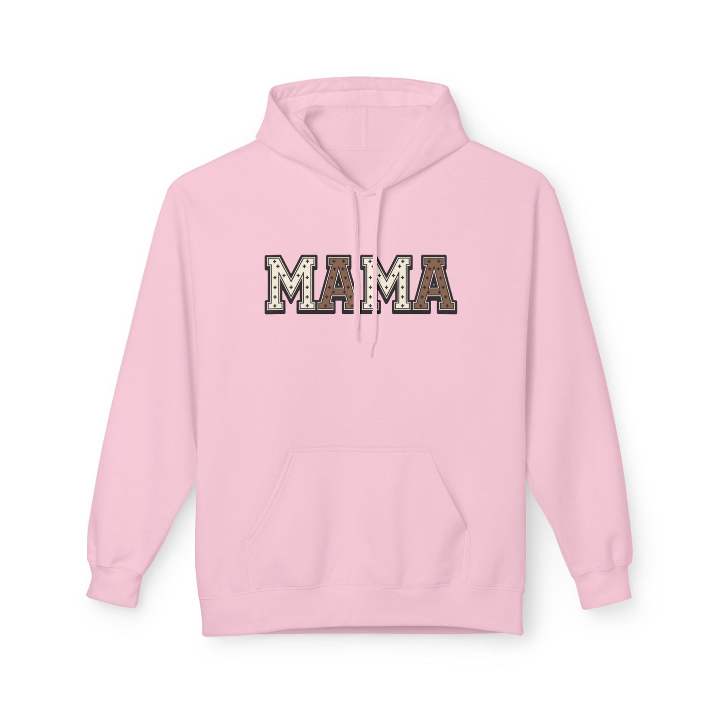 Mama Fleece Hoodie - Cozy Unisex Midweight Sweatshirt for Moms