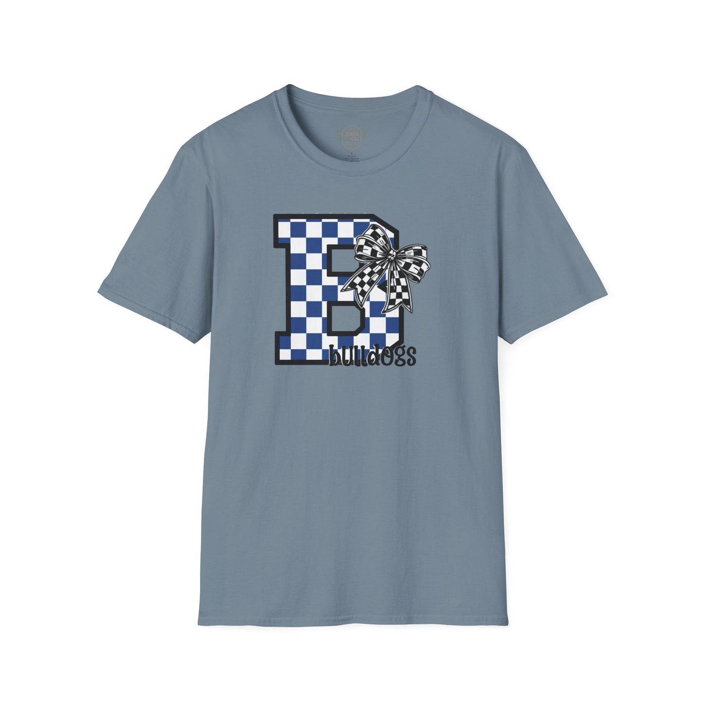 Checkerboard Letter B "Bulldogs" Graphic Tee