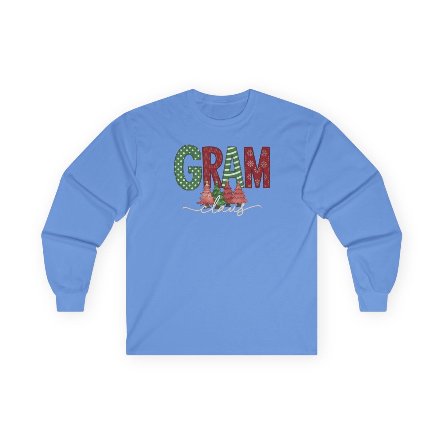Gram Christmas Long Sleeve Tee — Festive 'GRAM' Holiday Shirt for Grandparents
