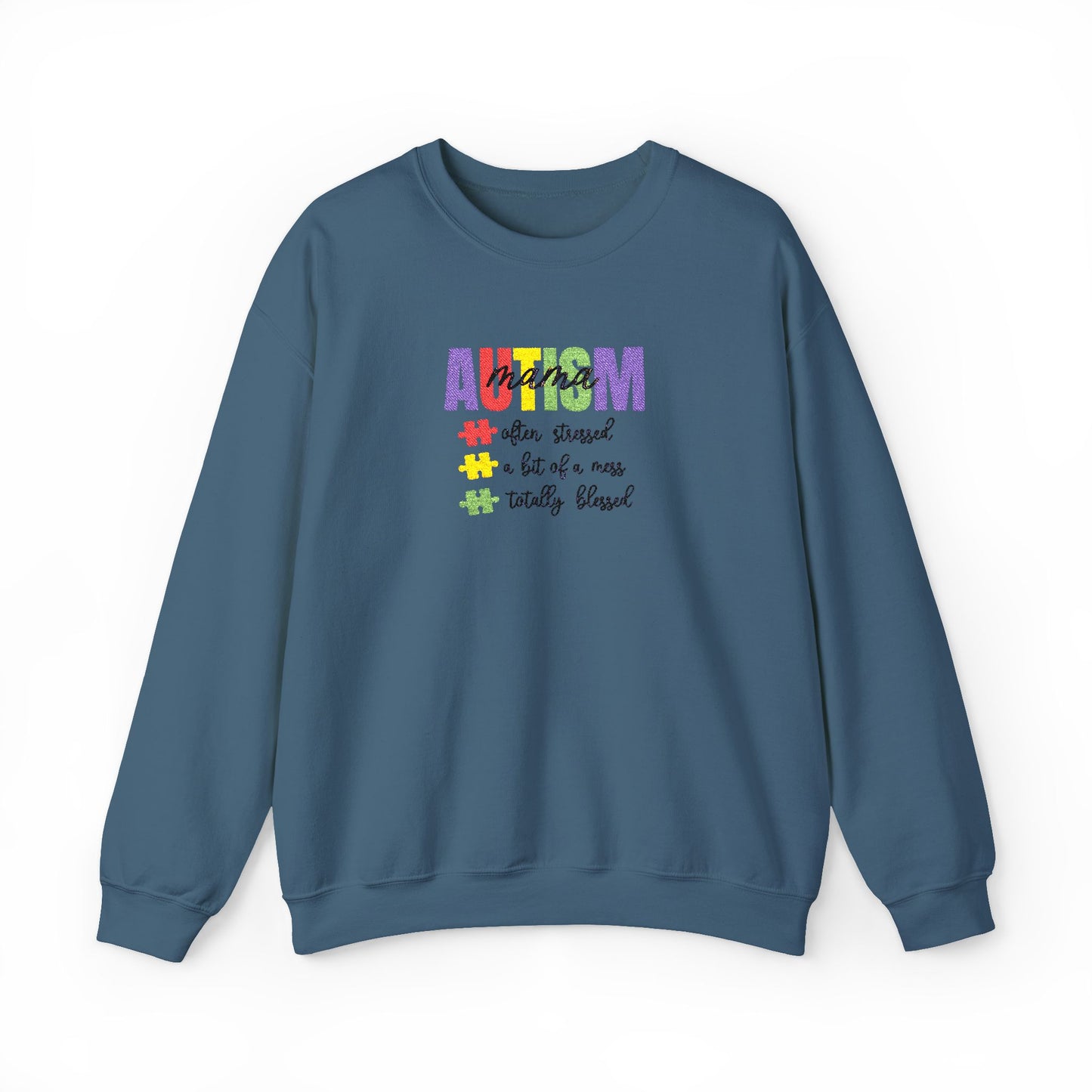 Autism Mama Crewneck Sweatshirt | Gildan 18000