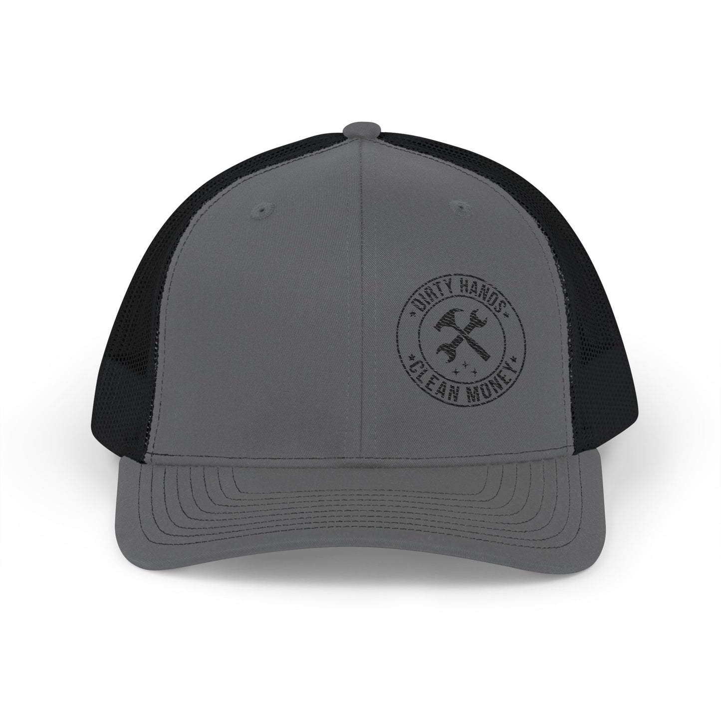 Dirty Hands Clean Money Embroidered Trucker Hat | Richardson 112