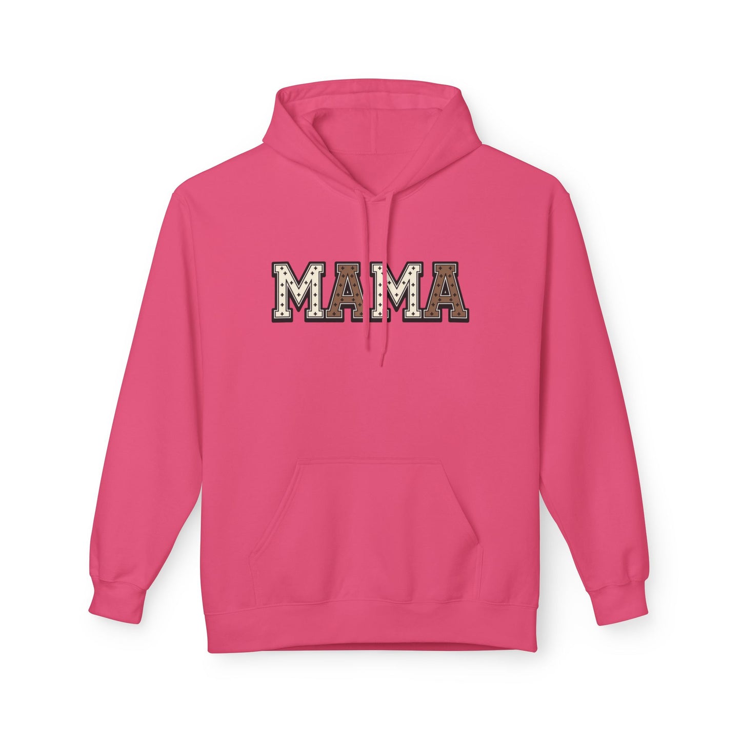 Mama Fleece Hoodie - Cozy Unisex Midweight Sweatshirt for Moms